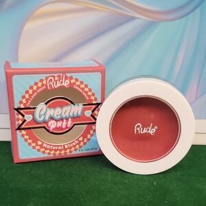Rude Cream Puff Natural Blush 6g New - Shortcake